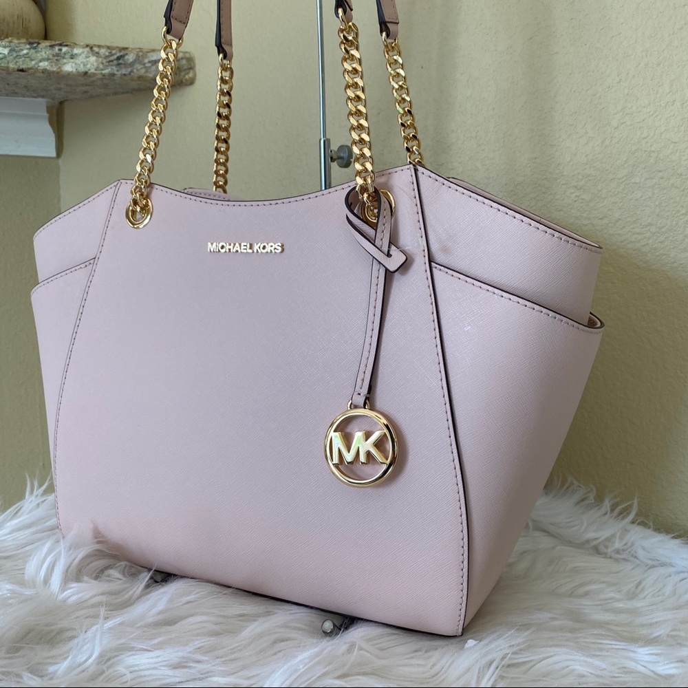 Michael Kors jet set Large chain shoulder tote bag - Picture 12 of 13